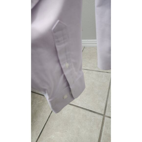 Brooks Brothers XL LS 1818 Regent Shirt 100% Supima Cotton Lavender - Picture 3 of 5